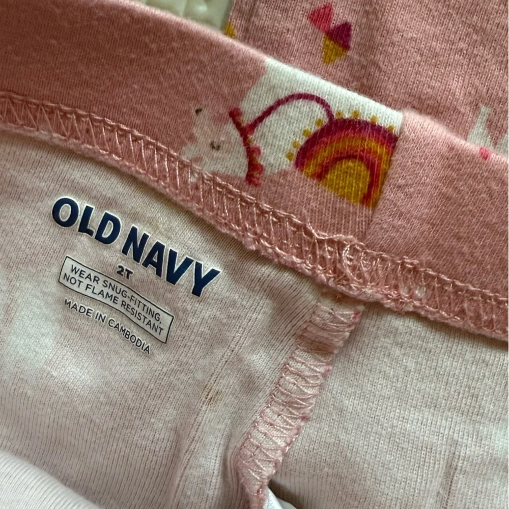 Old Navy|Baby girl,toddler matching pajama set with llama animal print•••size 2T